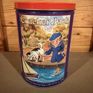 Vintage Cracker Jack Tin Limited Edition 3rd in Series 1992 Baseball etc